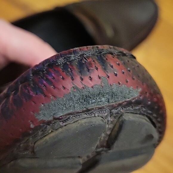 Louis Vuitton Black Luxury Designer Perforated Leather Driving Loafers -9 to 9.5 - Picture 10 of 12